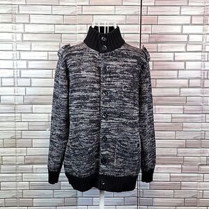 On the Byas marled grey cardigan Size S
